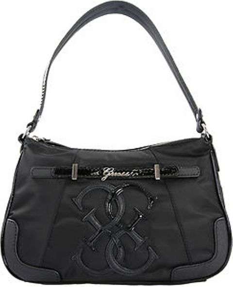 ***100% A U T H E N T I C ***  Guess Handbag Mural Black